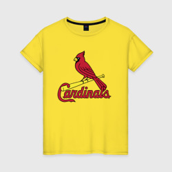 Женская футболка хлопок St Louis Cardinals - baseball team