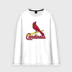 Женский лонгслив oversize хлопок St Louis Cardinals - baseball team