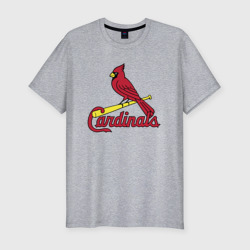 Мужская футболка хлопок Slim St Louis Cardinals - baseball team