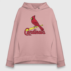 Женское худи Oversize хлопок St Louis Cardinals - baseball team