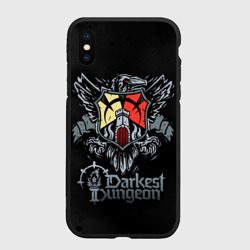 Чехол для iPhone XS Max матовый Darkest Dungeon герб