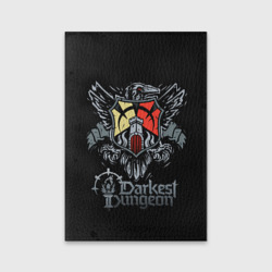 Обложка для паспорта матовая кожа Darkest Dungeon герб
