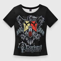 Женская футболка 3D Slim Darkest Dungeon герб