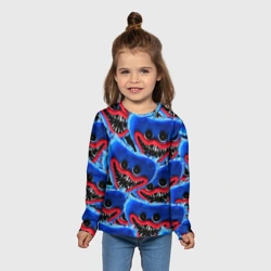 Детский лонгслив 3D Ужасное лицо Хагги Вагги - фото 2