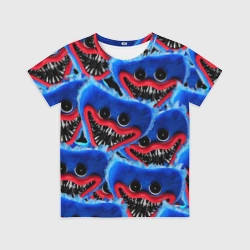 Детская футболка 3D Ужасное лицо Хагги Вагги
