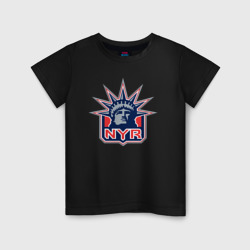 Детская футболка хлопок Нью Йорк Рейнджерс New York Rangers