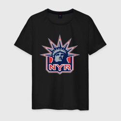 Мужская футболка хлопок Нью Йорк Рейнджерс New York Rangers