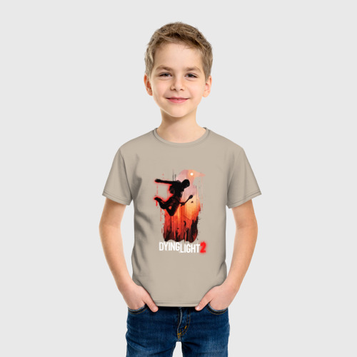 Детская футболка хлопок Dying Light - 2, цвет миндальный - фото 3