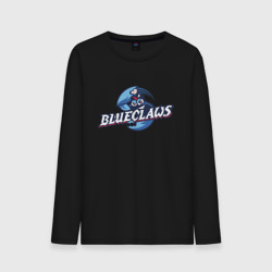 Мужской лонгслив хлопок Jersey shore Blue claws - baseball team