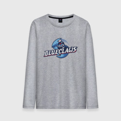 Мужской лонгслив хлопок Jersey shore Blue claws - baseball team