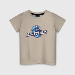 Детская футболка хлопок Jersey shore Blue claws - baseball team