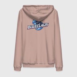 Мужская толстовка на молнии хлопок Jersey shore Blue claws - baseball team