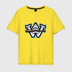 Мужская футболка хлопок Oversize Wilmington Sharks - baseball team