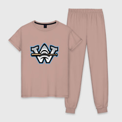 Женская пижама хлопок Wilmington Sharks - baseball team