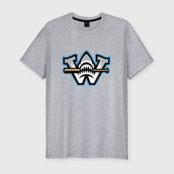 Мужская футболка хлопок Slim Wilmington Sharks - baseball team