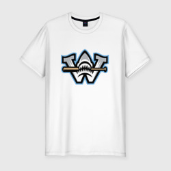 Мужская футболка хлопок Slim Wilmington Sharks - baseball team