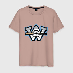 Мужская футболка хлопок Wilmington Sharks - baseball team