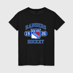 Женская футболка хлопок Нью Йорк Рейнджерс, New York Rangers