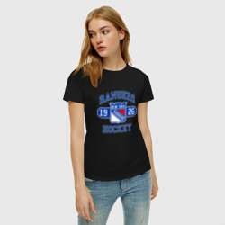 Женская футболка хлопок Нью Йорк Рейнджерс, New York Rangers - фото 2