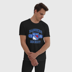 Мужская пижама хлопок Нью Йорк Рейнджерс, New York Rangers - фото 2