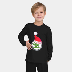 Детская пижама с лонгсливом хлопок Skoda merry christmas - фото 2