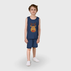 Детская пижама с шортами хлопок Олень 2022 - фото 2