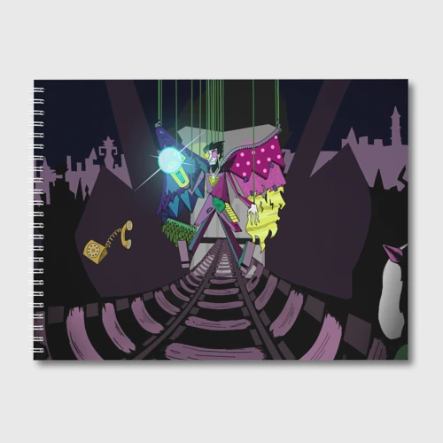 Альбом для рисования Spamton: [[Big shot]]! Deltarune Спамтон