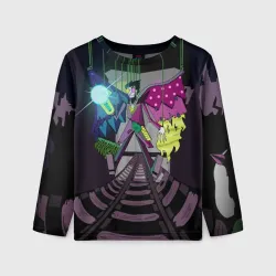 Детский лонгслив 3D Spamton: [[Big shot]]! Deltarune Спамтон