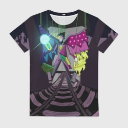 Женская футболка 3D Spamton: [[Big shot]]! Deltarune Спамтон