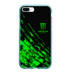 Чехол для iPhone 7Plus/8 Plus матовый Monster Energy Текстура