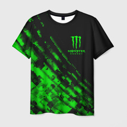Мужская футболка 3D Monster Energy Текстура