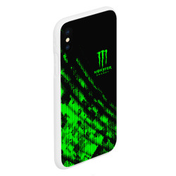 Чехол для iPhone XS Max матовый Monster Energy Текстура - фото 2