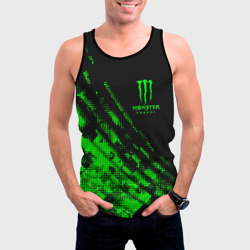 Мужская майка 3D Monster Energy Текстура - фото 2