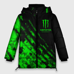 Женская зимняя куртка Oversize Monster Energy Текстура