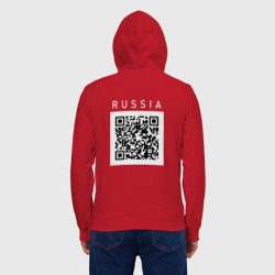 Мужская толстовка на молнии хлопок QR - код - СССР - фото 2