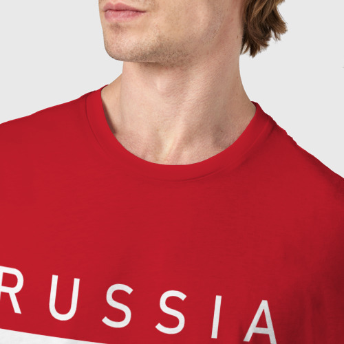 Мужская футболка хлопок с принтом QR - код - СССР, фото #4