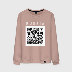 Мужской свитшот хлопок QR - код - СССР