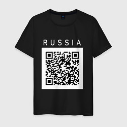 Мужская футболка хлопок QR - код - СССР