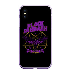 Чехол для iPhone XS Max матовый Black Sabbat The end