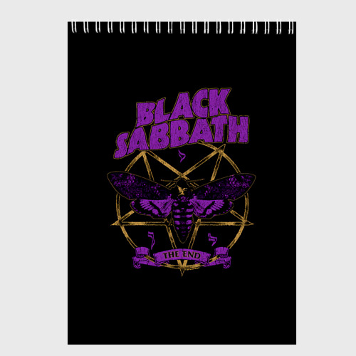 Скетчбук Black Sabbat The end, цвет белый