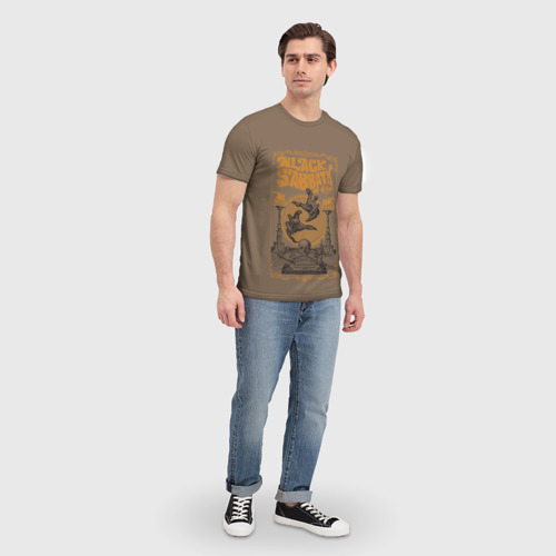 Мужская футболка 3D Black Sabbat Tour, цвет 3D печать - фото 5