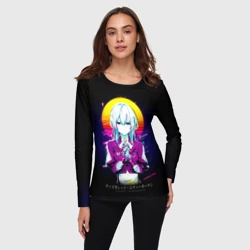 Женский лонгслив 3D Вайолет Эвергарден Violet Evergarden - фото 2