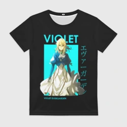 Женская футболка 3D Violet - Violet Evergarden