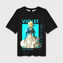Женская футболка oversize 3D Violet - Violet Evergarden