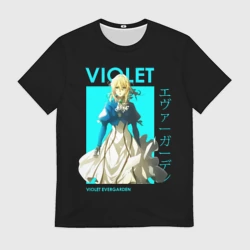 Мужская футболка 3D Violet - Violet Evergarden