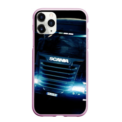 Чехол для iPhone 11 Pro Max матовый Scania Дальнобой 2022