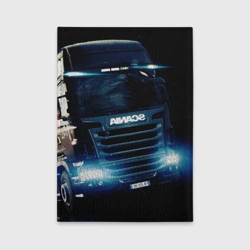 Обложка для автодокументов Scania Дальнобой 2022, цвет бирюзовый - фото 2