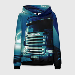 Мужская толстовка 3D Scania Дальнобой 2022
