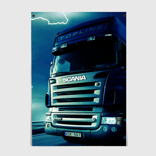 Постер Scania Дальнобой 2022