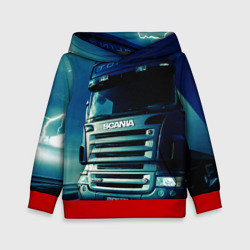 Детская толстовка 3D Scania Дальнобой 2022